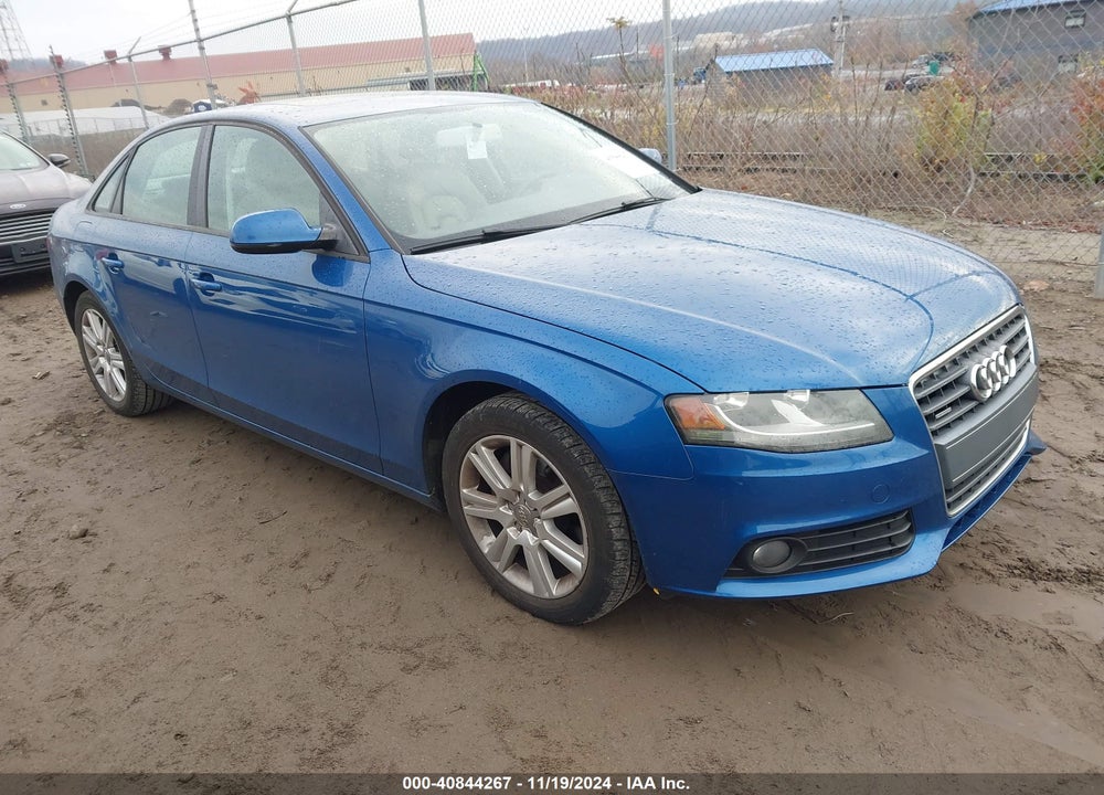 2010 AUDI A4 2.0T PREMIUM VIN: WAUBFAFL1AN037610