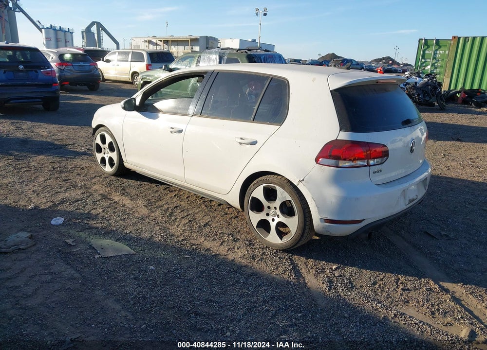 2012 VOLKSWAGEN GTI 4-DOOR VIN: WVWGD7AJXCW133708