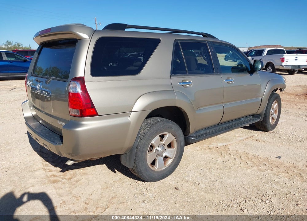 2007 TOYOTA 4RUNNER SR5 V6 VIN: JTEZU14R978080450