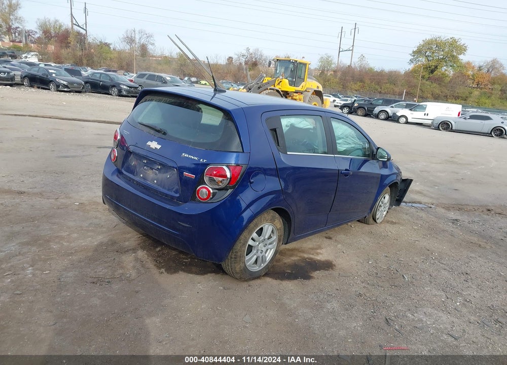 2014 CHEVROLET SONIC LT AUTO VIN: 1G1JC6SB7E4123221
