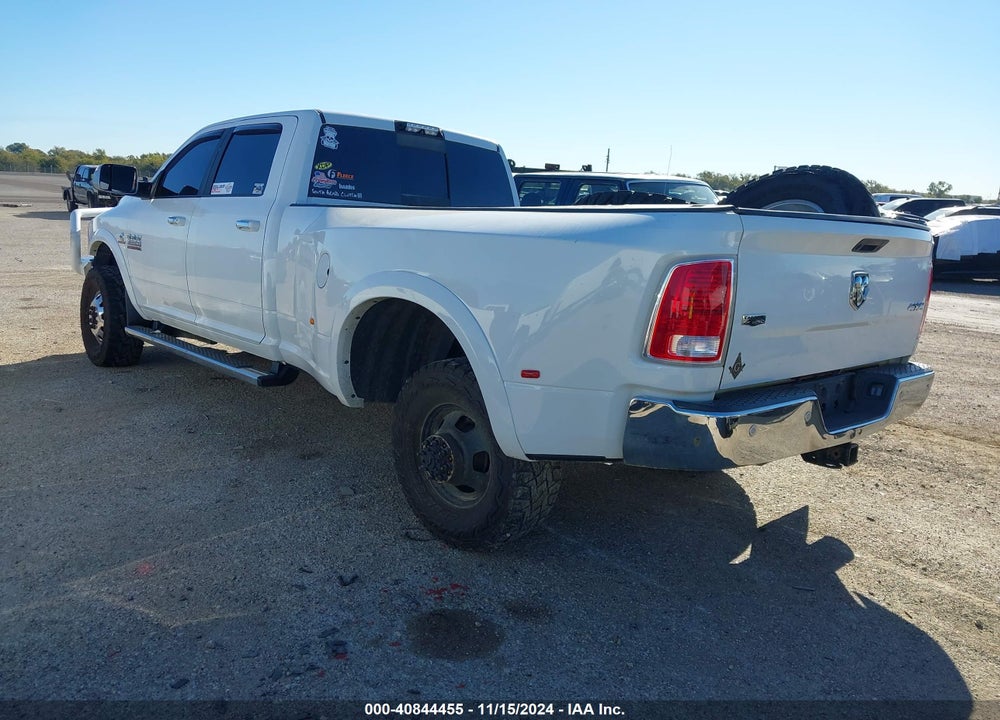 2018 RAM 3500 LAIE  4X4 8' BOX VIN: 3C63RRJL7JG305323