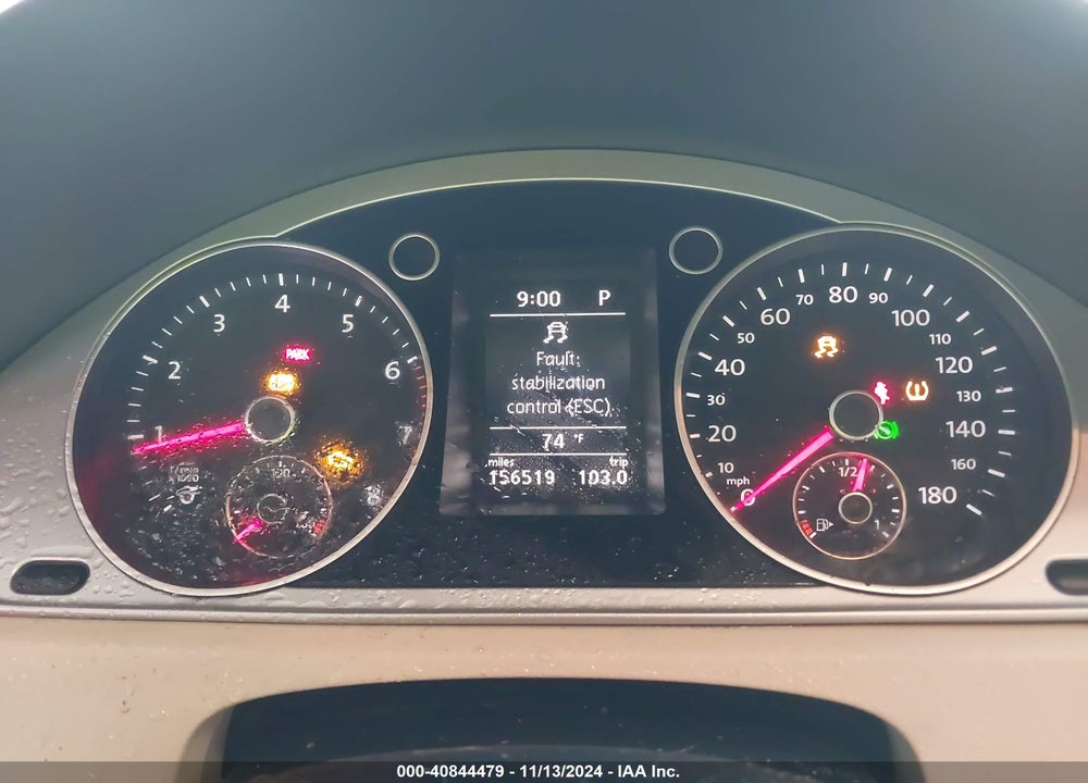 2012 VOLKSWAGEN CC SPORT VIN: WVWMN7AN6CE526260
