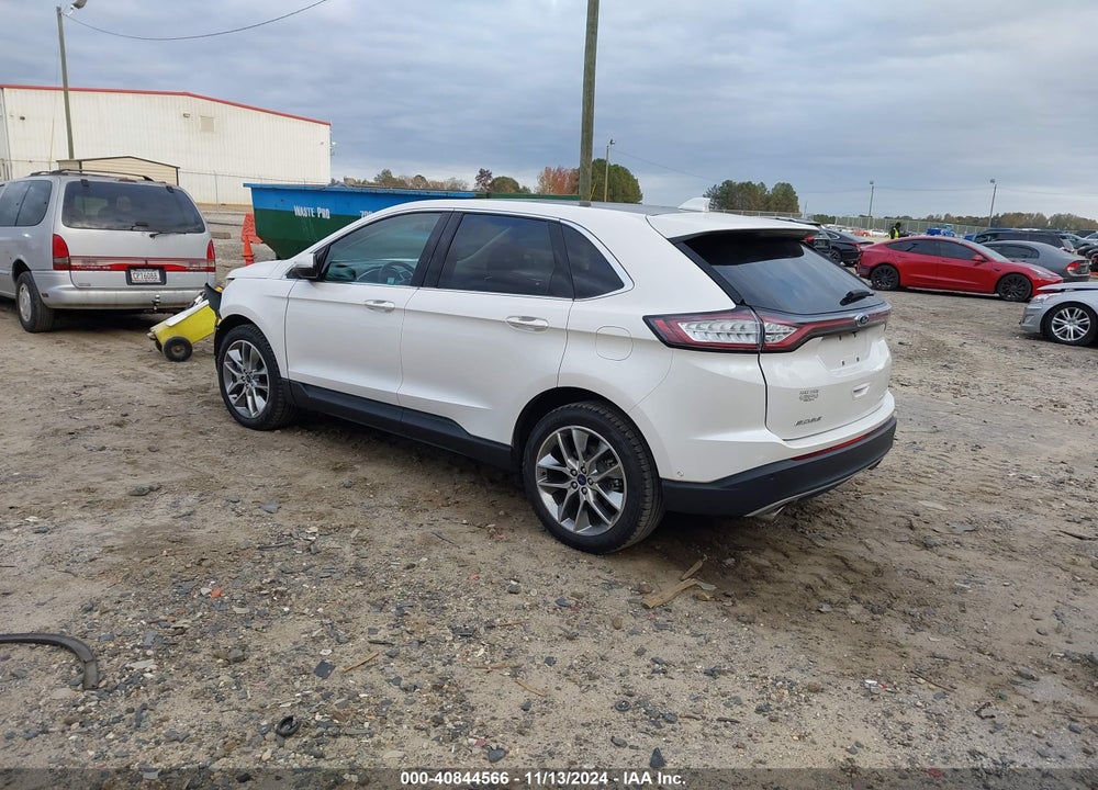 2016 FORD EDGE TITANIUM VIN: 2FMPK3K84GBB47830