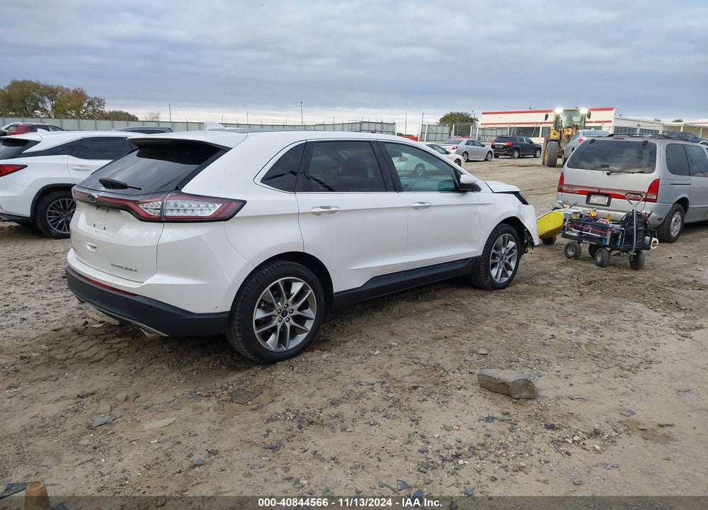 2016 FORD EDGE TITANIUM VIN: 2FMPK3K84GBB47830