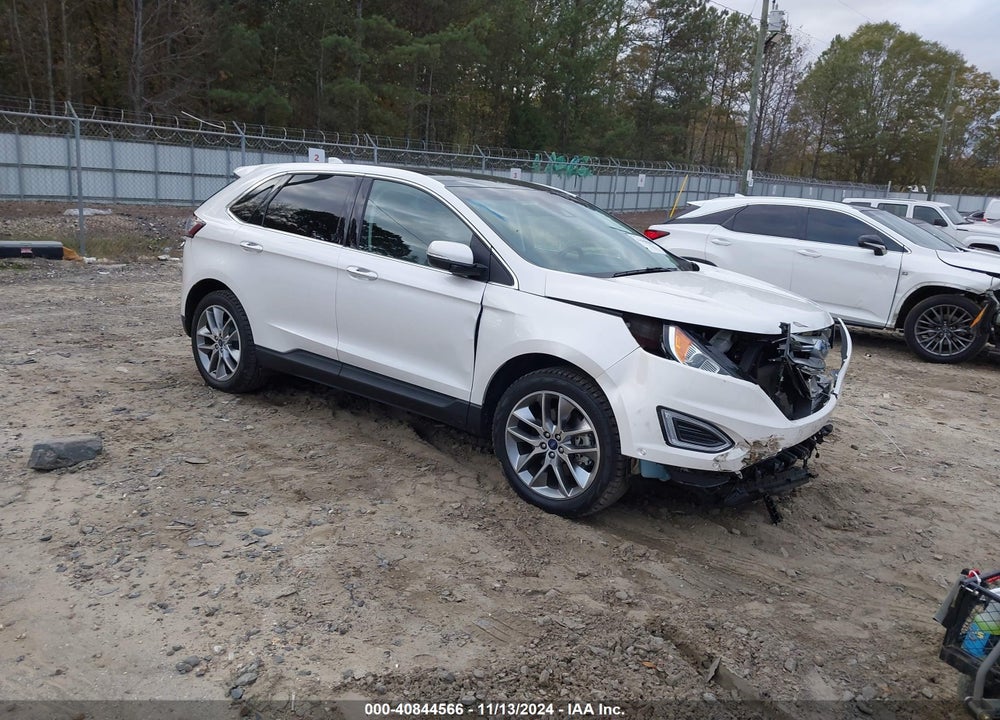 2016 FORD EDGE TITANIUM VIN: 2FMPK3K84GBB47830