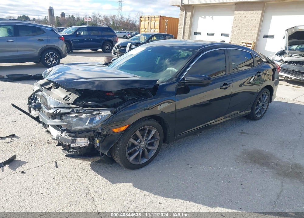 2019 HONDA CIVIC EX VIN: 19XFC1F33KE005499