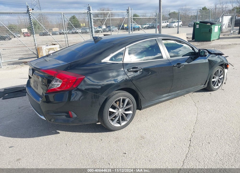 2019 HONDA CIVIC EX VIN: 19XFC1F33KE005499