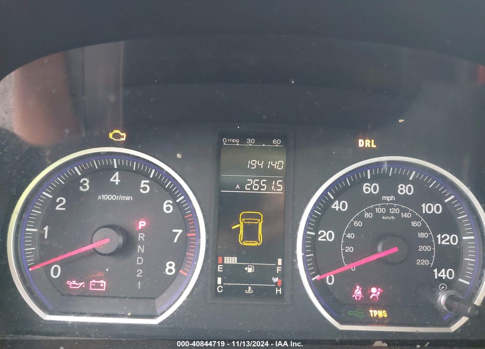 2009 HONDA CR-V LX VIN: 5J6RE38339L004834