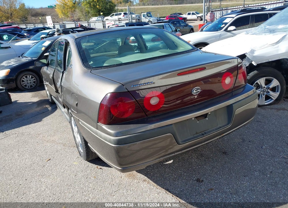 2003 CHEVROLET IMPALA VIN: 2G1WF52E239285186