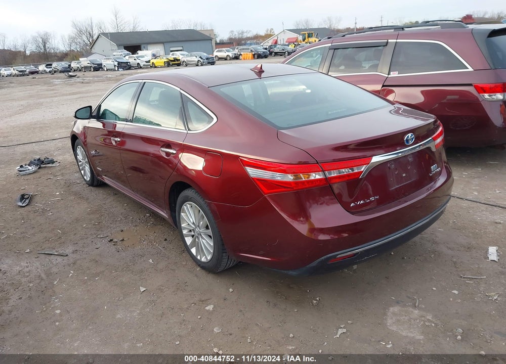 2013 TOYOTA AVALON HYBRID LIMITED VIN: 4T1BD1EB4DU005029