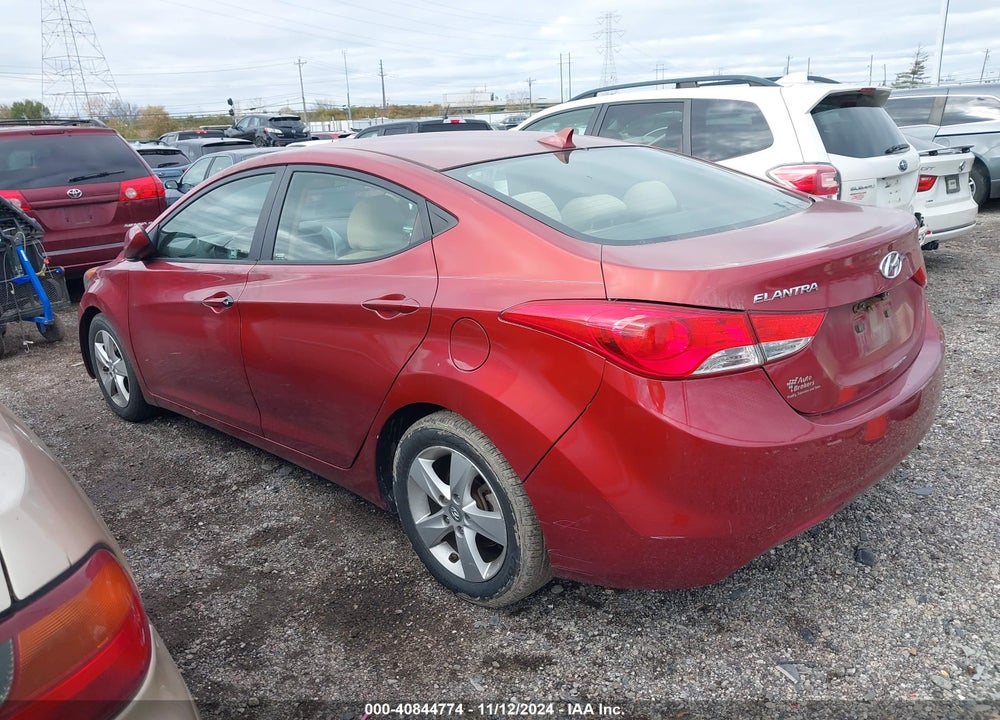2013 HYUNDAI ELANTRA GLS VIN: 5NPDH4AE4DH273060