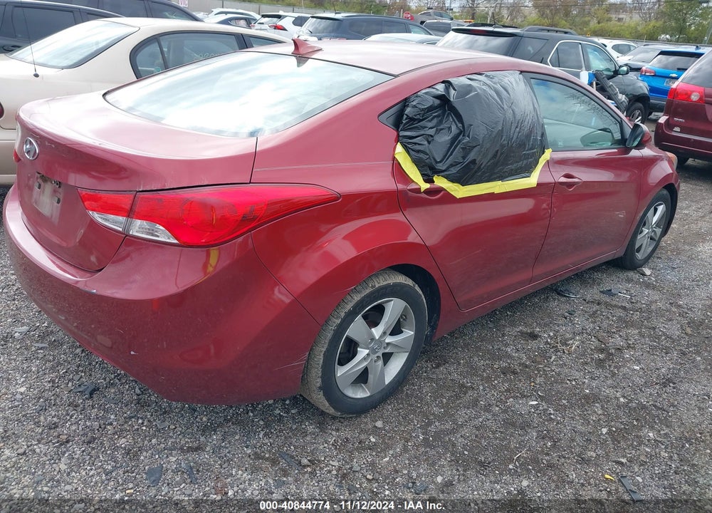 2013 HYUNDAI ELANTRA GLS VIN: 5NPDH4AE4DH273060