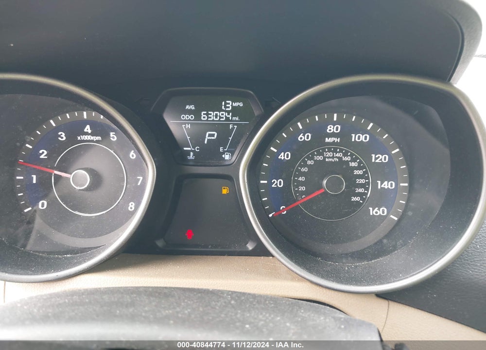 2013 HYUNDAI ELANTRA GLS VIN: 5NPDH4AE4DH273060