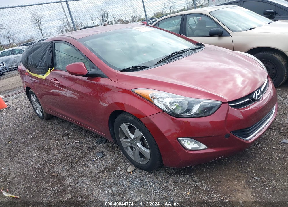 2013 HYUNDAI ELANTRA GLS VIN: 5NPDH4AE4DH273060