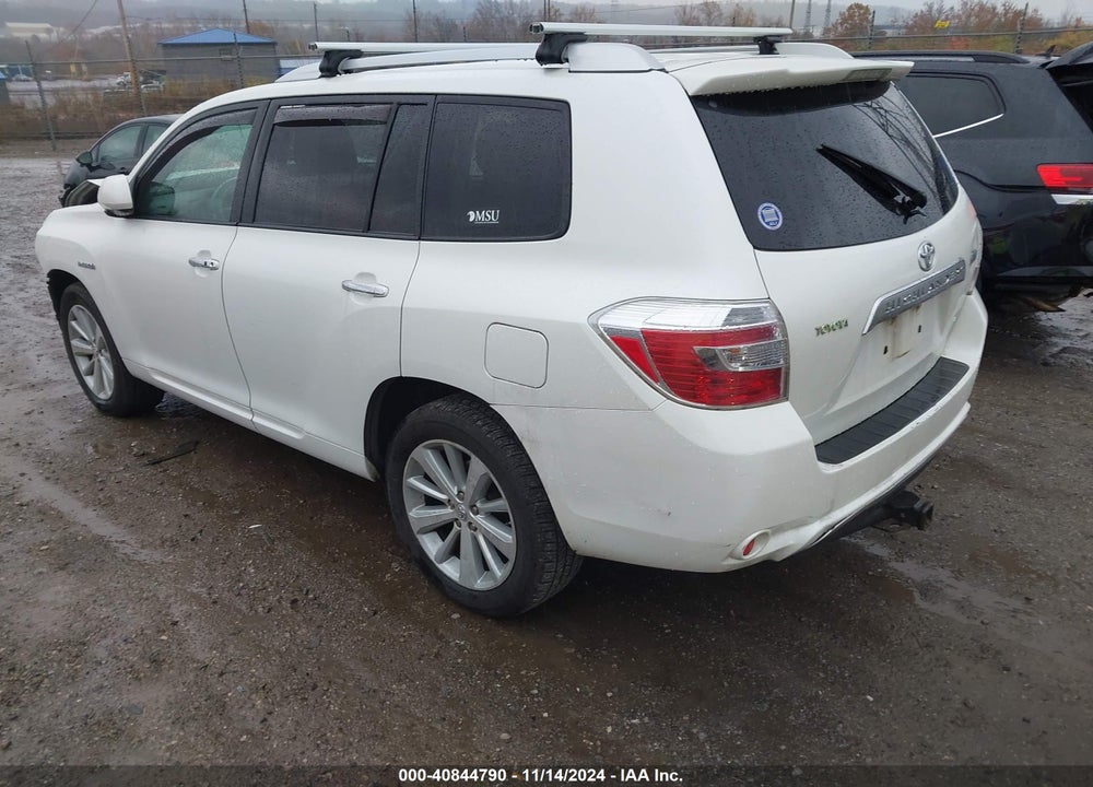 2008 TOYOTA HIGHLANDER HYBRID LIMITED VIN: JTEEW44A582020853