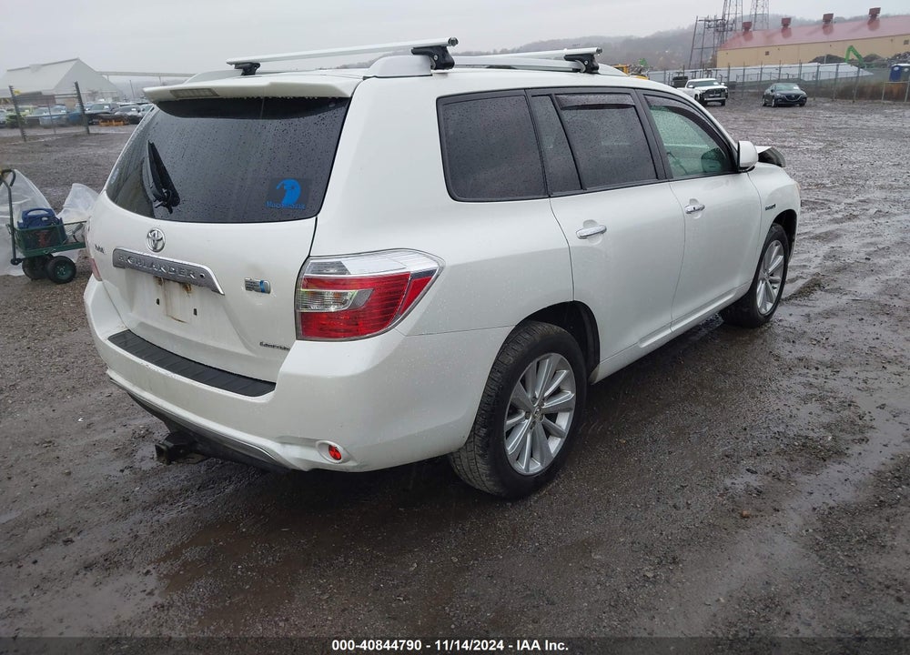 2008 TOYOTA HIGHLANDER HYBRID LIMITED VIN: JTEEW44A582020853