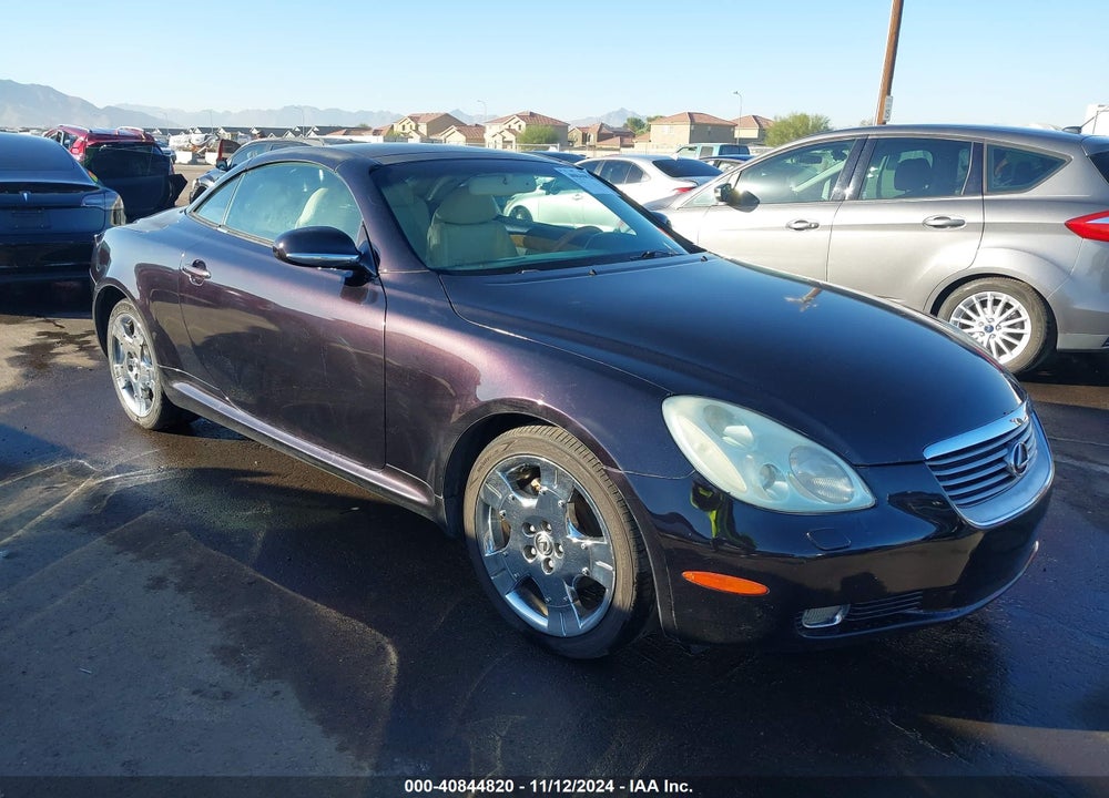 2004 LEXUS SC 430 BASE A5 VIN: JTHFN48Y940060621