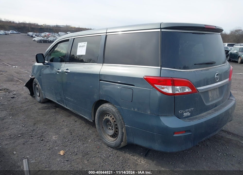2012 NISSAN QUEST S VIN: JN8AE2KP2C9039057