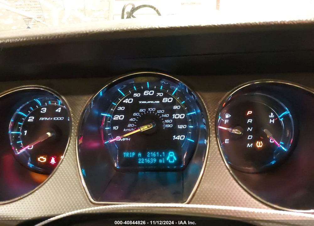 2012 FORD TAURUS SEL VIN: 1FAHP2EW5CG140375