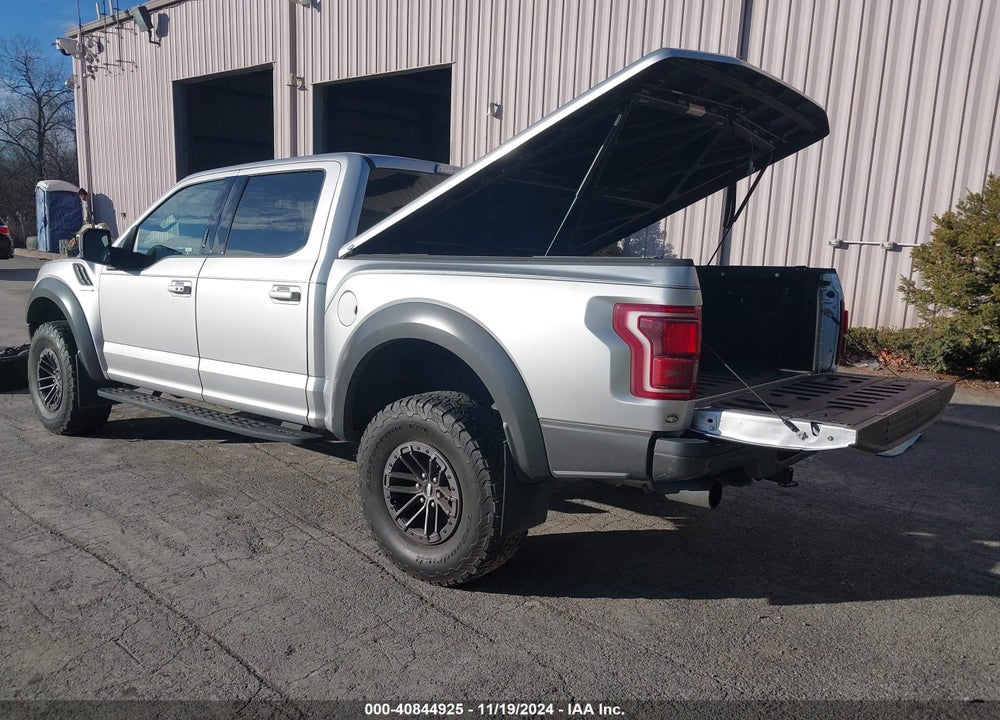 2019 FORD F-150 RAPTOR VIN: 1FTFW1RG7KFB88501