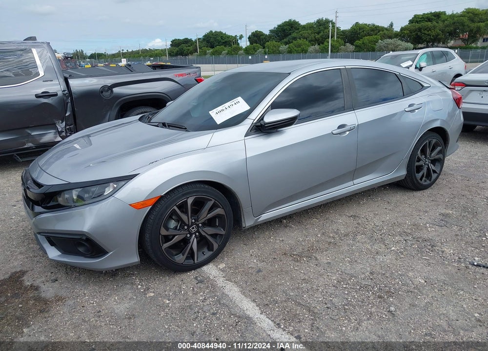 2020 HONDA CIVIC VIN: 2HGFC2F80LH503958