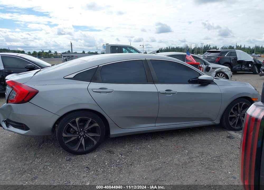 2020 HONDA CIVIC VIN: 2HGFC2F80LH503958
