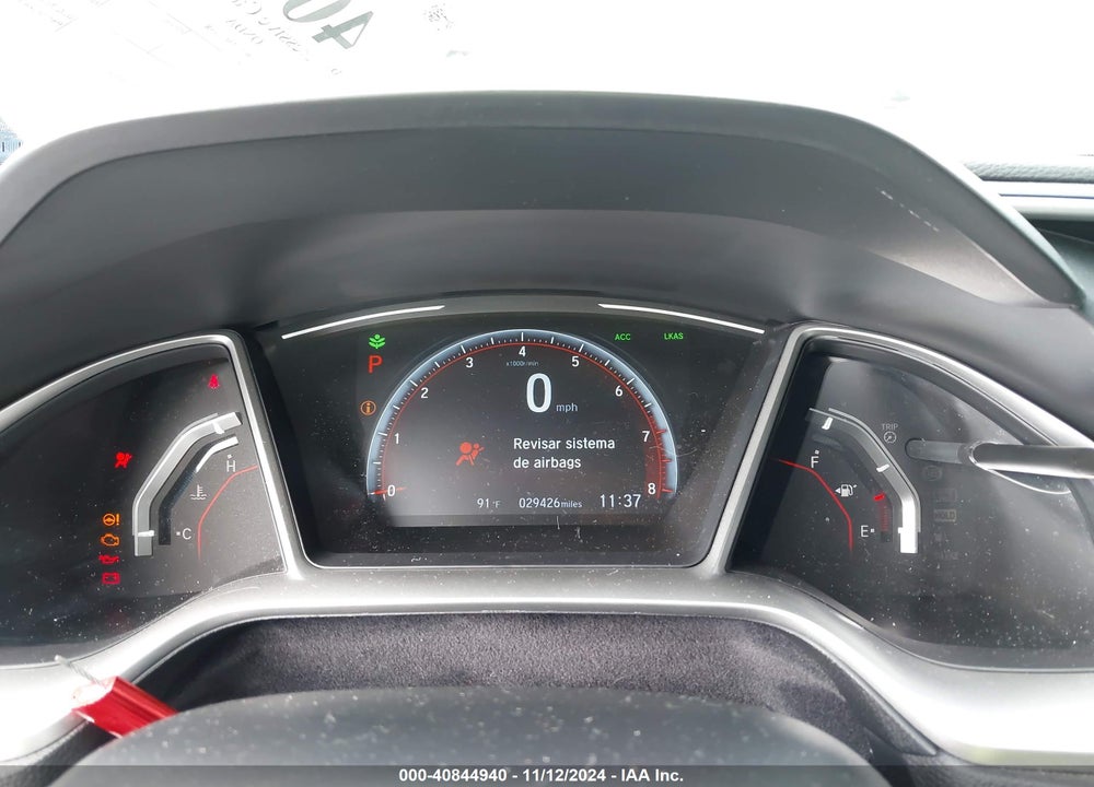 2020 HONDA CIVIC VIN: 2HGFC2F80LH503958