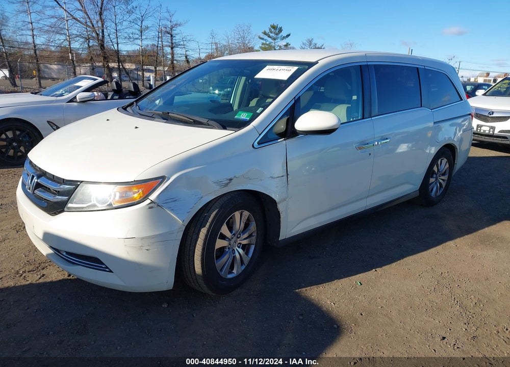 2016 HONDA ODYSSEY SE VIN: 5FNRL5H3XGB162885