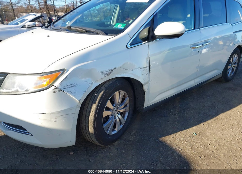 2016 HONDA ODYSSEY SE VIN: 5FNRL5H3XGB162885