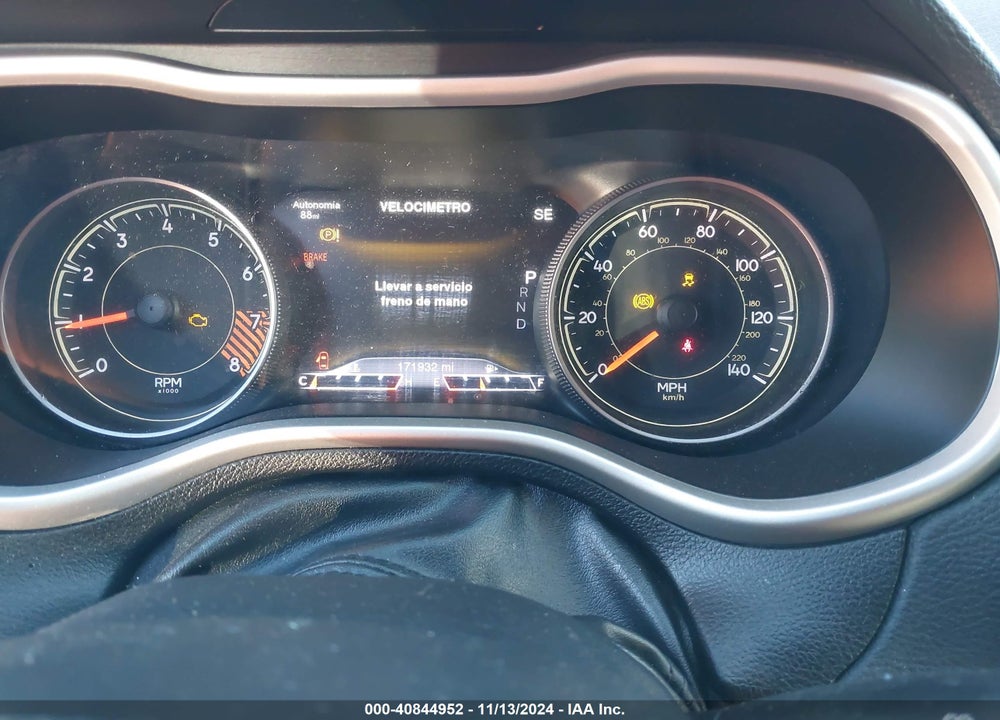 2015 JEEP CHEROKEE TRAILHAWK VIN: 1C4PJMBS5FW576674