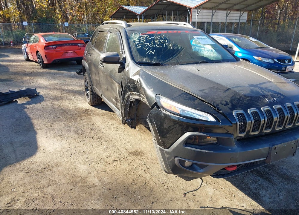 2015 JEEP CHEROKEE TRAILHAWK VIN: 1C4PJMBS5FW576674