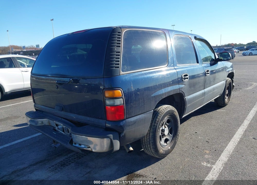 2005 CHEVROLET TAHOE POLICE VIN: 1GNEC13ZX5R218888