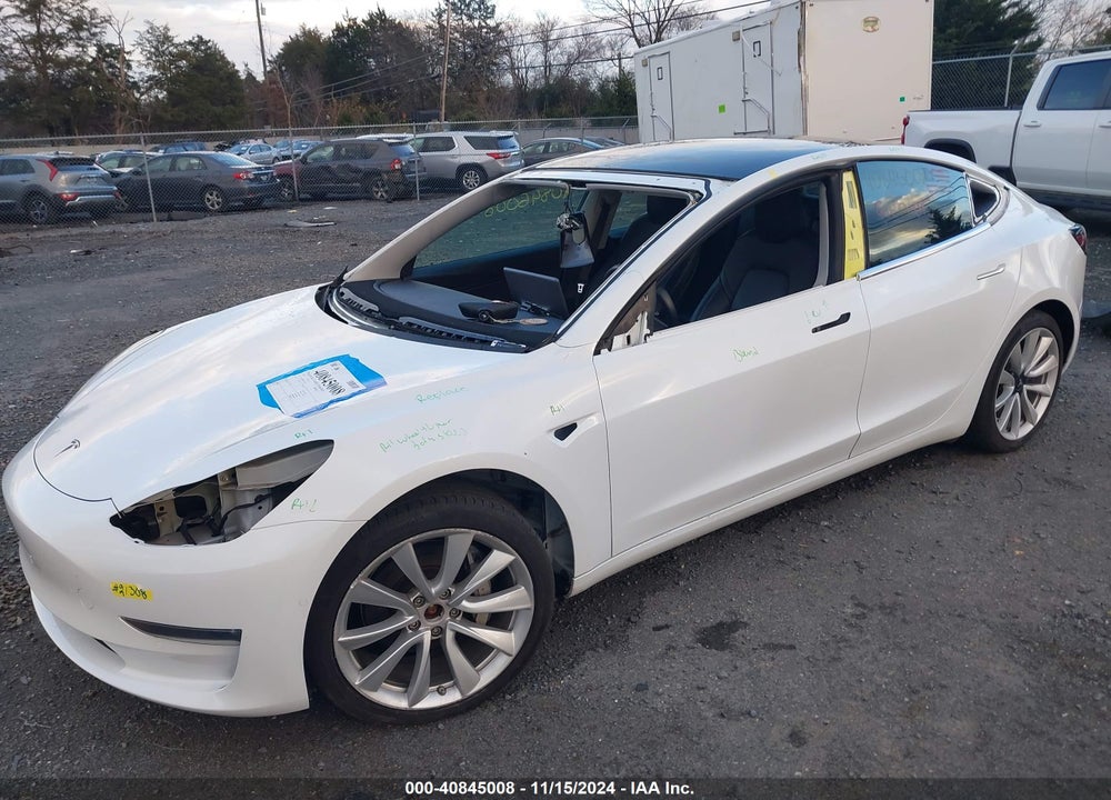 2019 TESLA MODEL 3 LONG RANGE/PERFORMANCE VIN: 5YJ3E1EB6KF211660