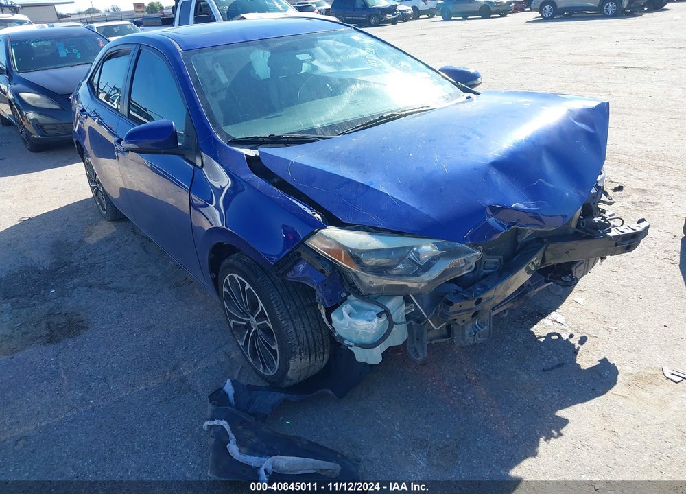 2015 TOYOTA COROLLA S PREMIUM VIN: 5YFBURHE5FP350191