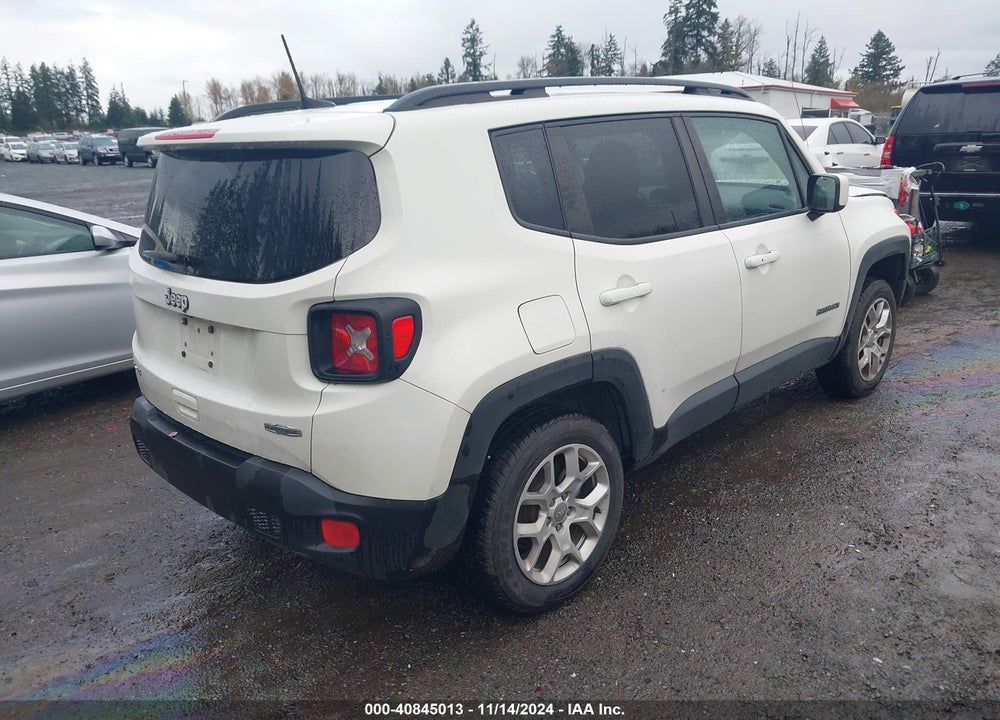 2018 JEEP RENEGADE LATITUDE 4X4 VIN: ZACCJBBB3JPH64036