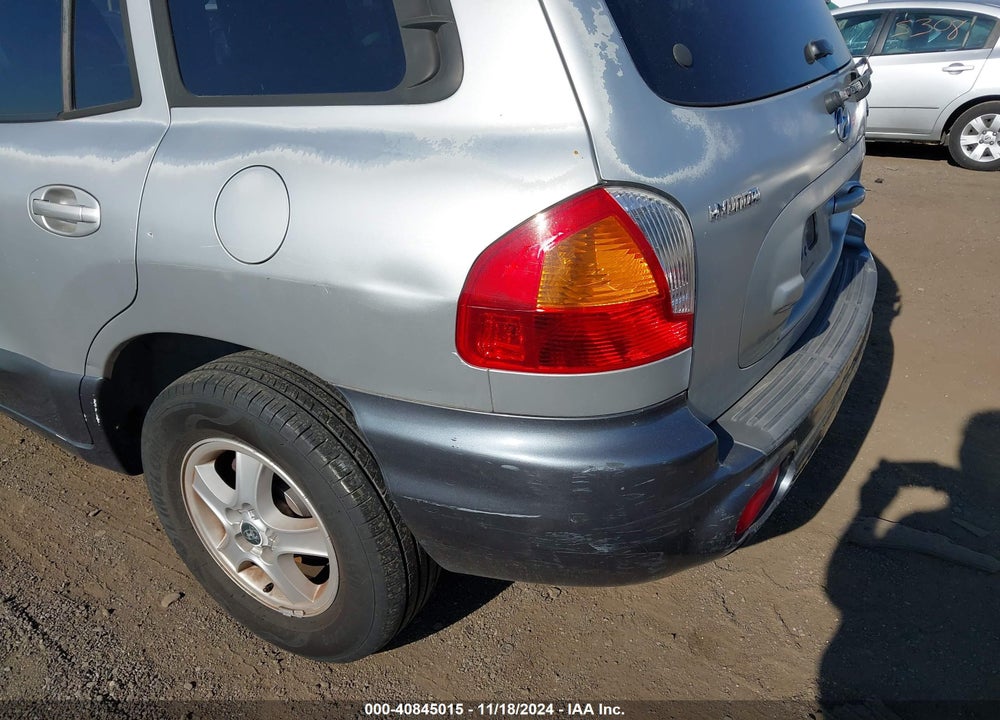 2004 HYUNDAI SANTA FE GLS VIN: KM8SC73D64U608090