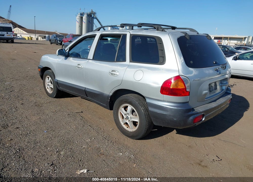 2004 HYUNDAI SANTA FE GLS VIN: KM8SC73D64U608090