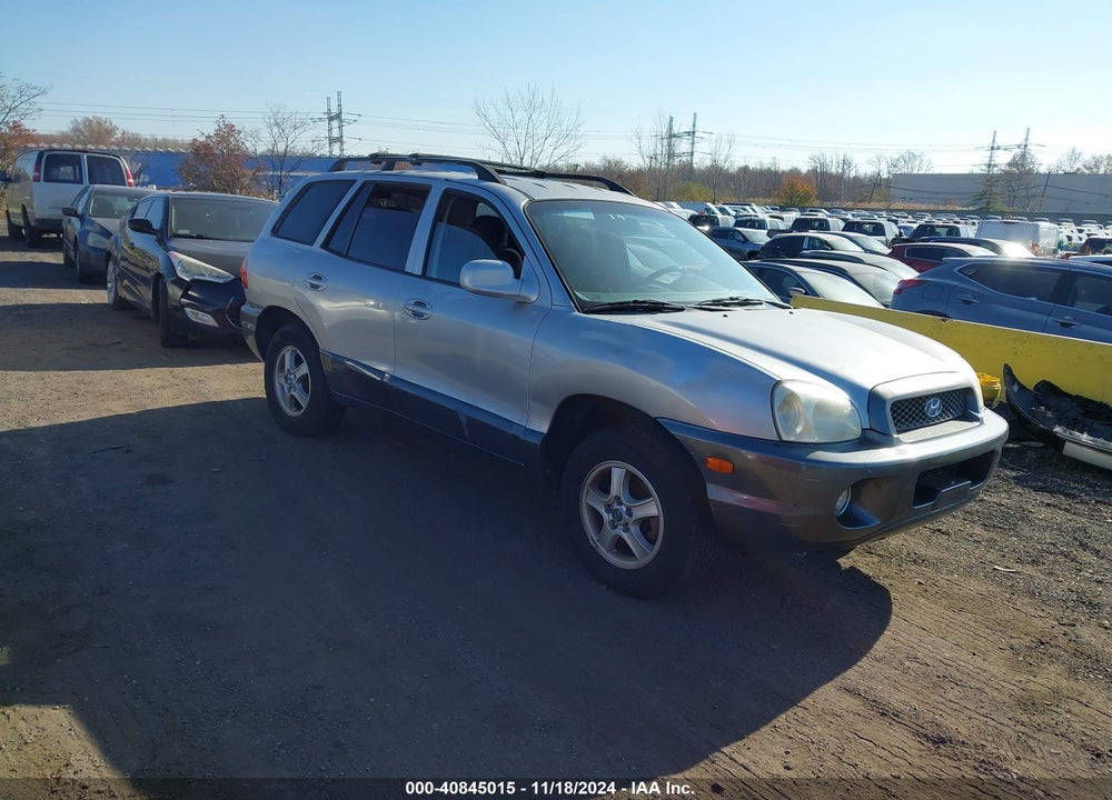 2004 HYUNDAI SANTA FE GLS VIN: KM8SC73D64U608090