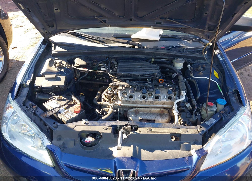2005 HONDA CIVIC LX VIN: 2HGES16545H517363