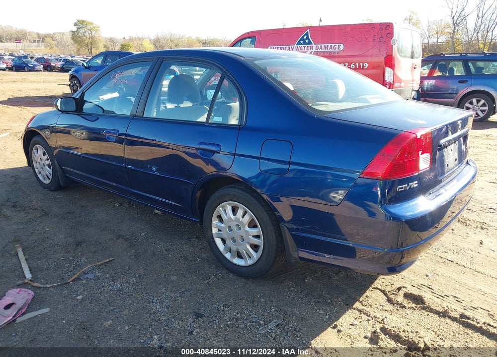 2005 HONDA CIVIC LX VIN: 2HGES16545H517363