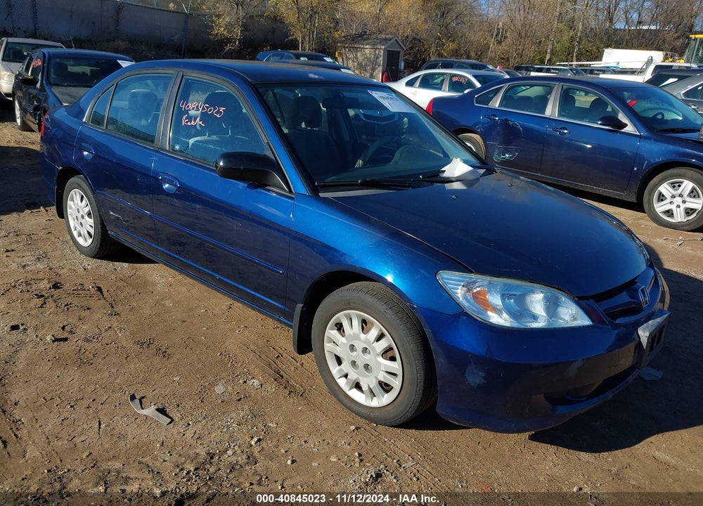 2005 HONDA CIVIC LX VIN: 2HGES16545H517363