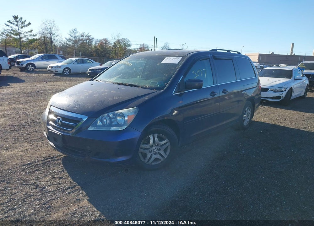2006 HONDA ODYSSEY EX-L VIN: 5FNRL38746B073111