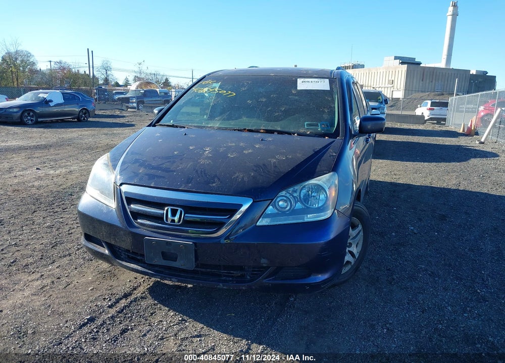2006 HONDA ODYSSEY EX-L VIN: 5FNRL38746B073111