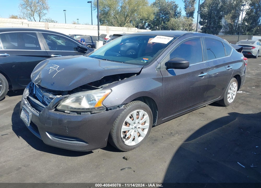 2013 NISSAN SENTRA SV VIN: 3N1AB7APXDL702762