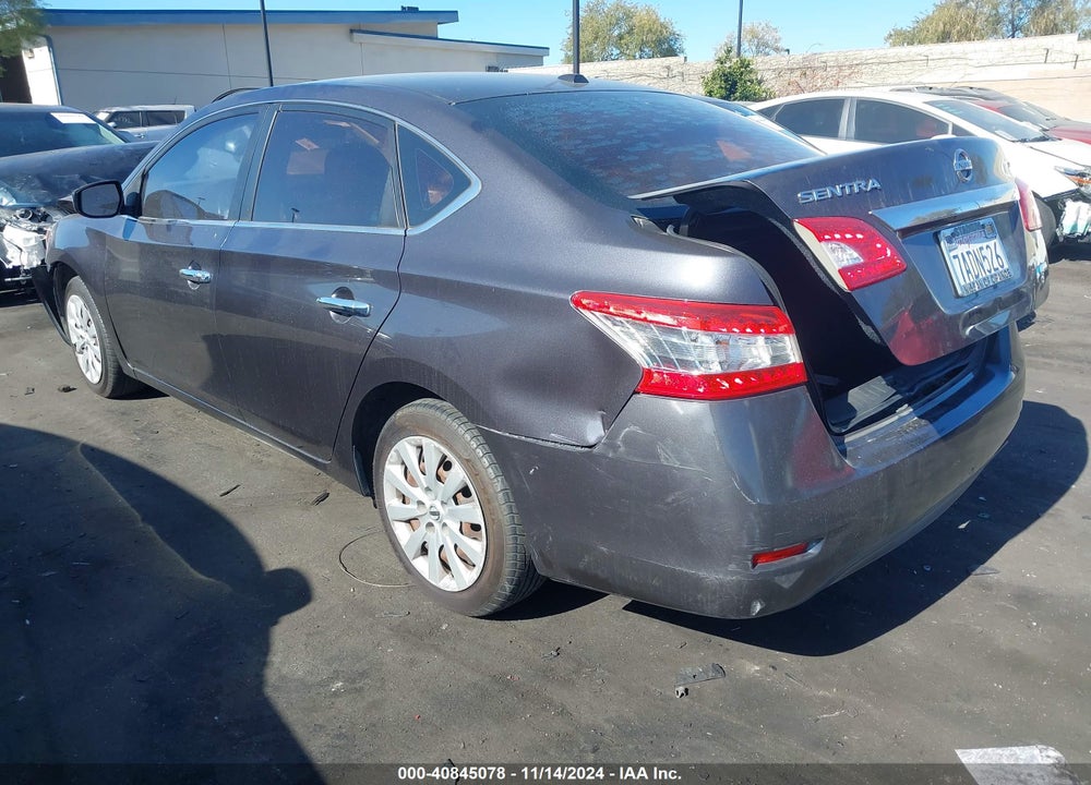 2013 NISSAN SENTRA SV VIN: 3N1AB7APXDL702762