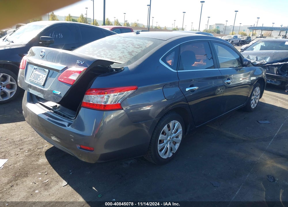 2013 NISSAN SENTRA SV VIN: 3N1AB7APXDL702762