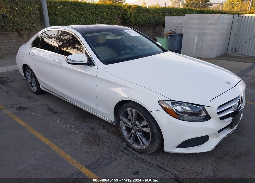 2016 MERCEDES-BENZ C 300 LUXURY/SPORT VIN: 55SWF4JBXGU130054
