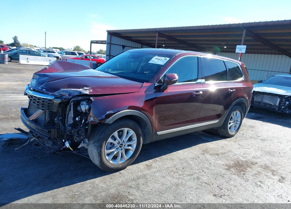 2022 KIA TELLURIDE LX VIN: 5XYP24HCXNG304002