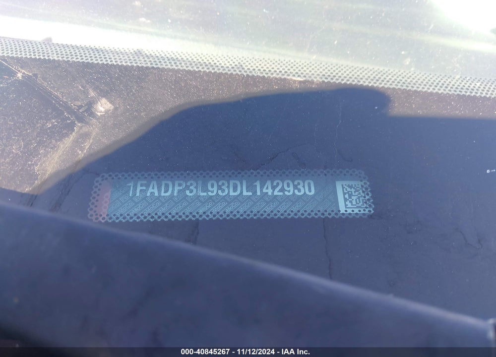 2013 FORD FOCUS ST VIN: 1FADP3L93DL142930