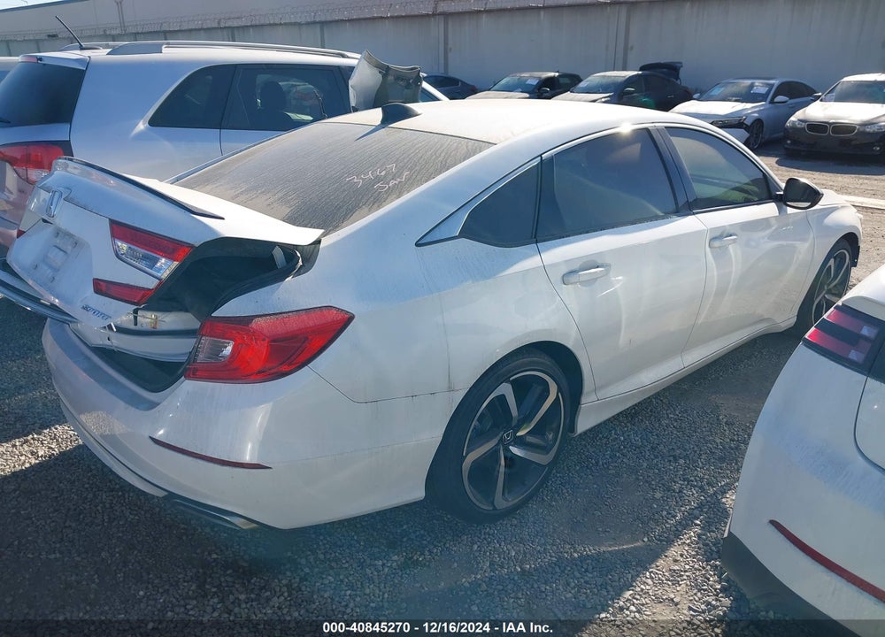 2021 HONDA ACCORD SPORT VIN: 1HGCV1F35MA095887